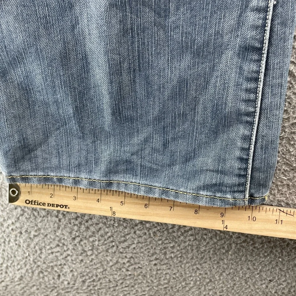 Levi's 527 Jeans Mens 36x30* Low Bootcut Whisker Denim Pants Western Flip Pocket